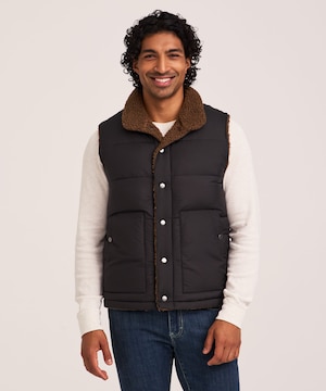 WIndRiver Men's HD1 T-MAX Sherpa Reversible Puffer Vest
