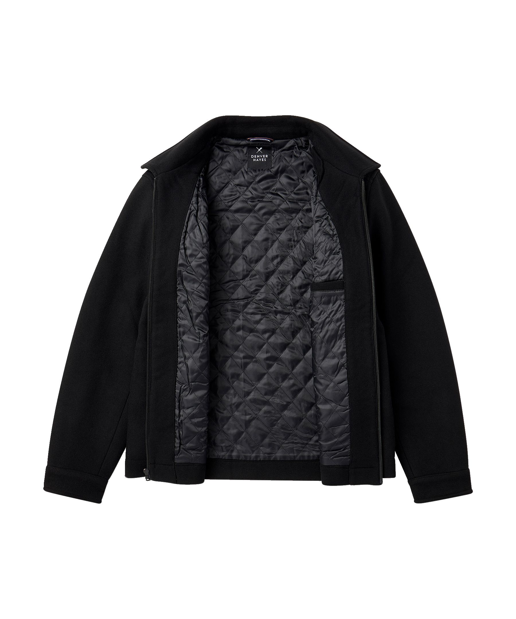 Manteau court en laine pour hommes, Denver Hayes
