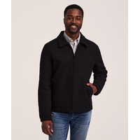 Denver Hayes Men's Wool Short Coat Front_Flat