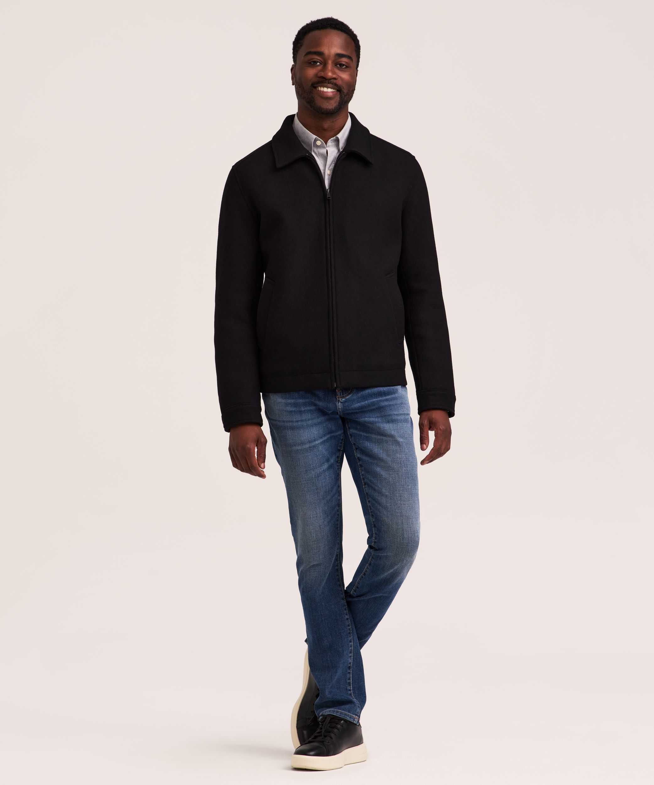 Denver Hayes Men's Wool Short Coat