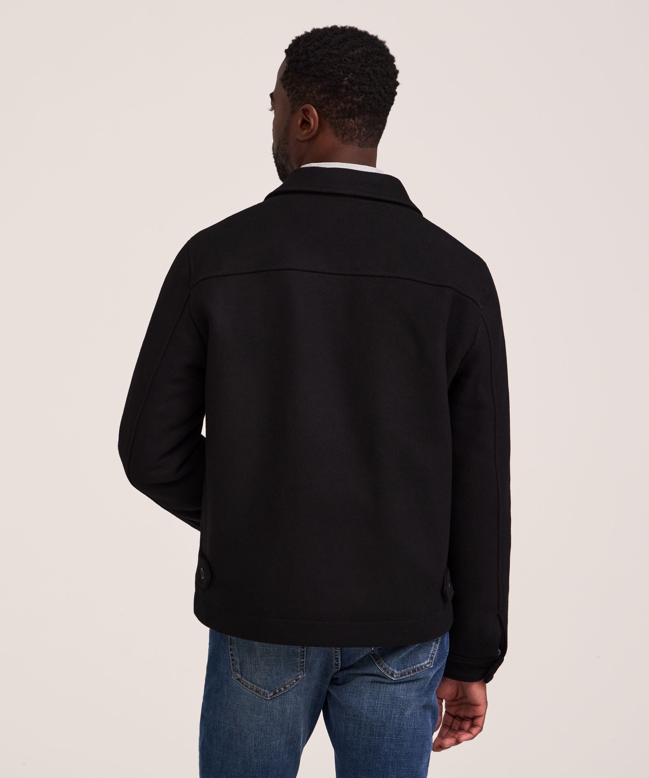 Denver Hayes Men's Wool Short Coat