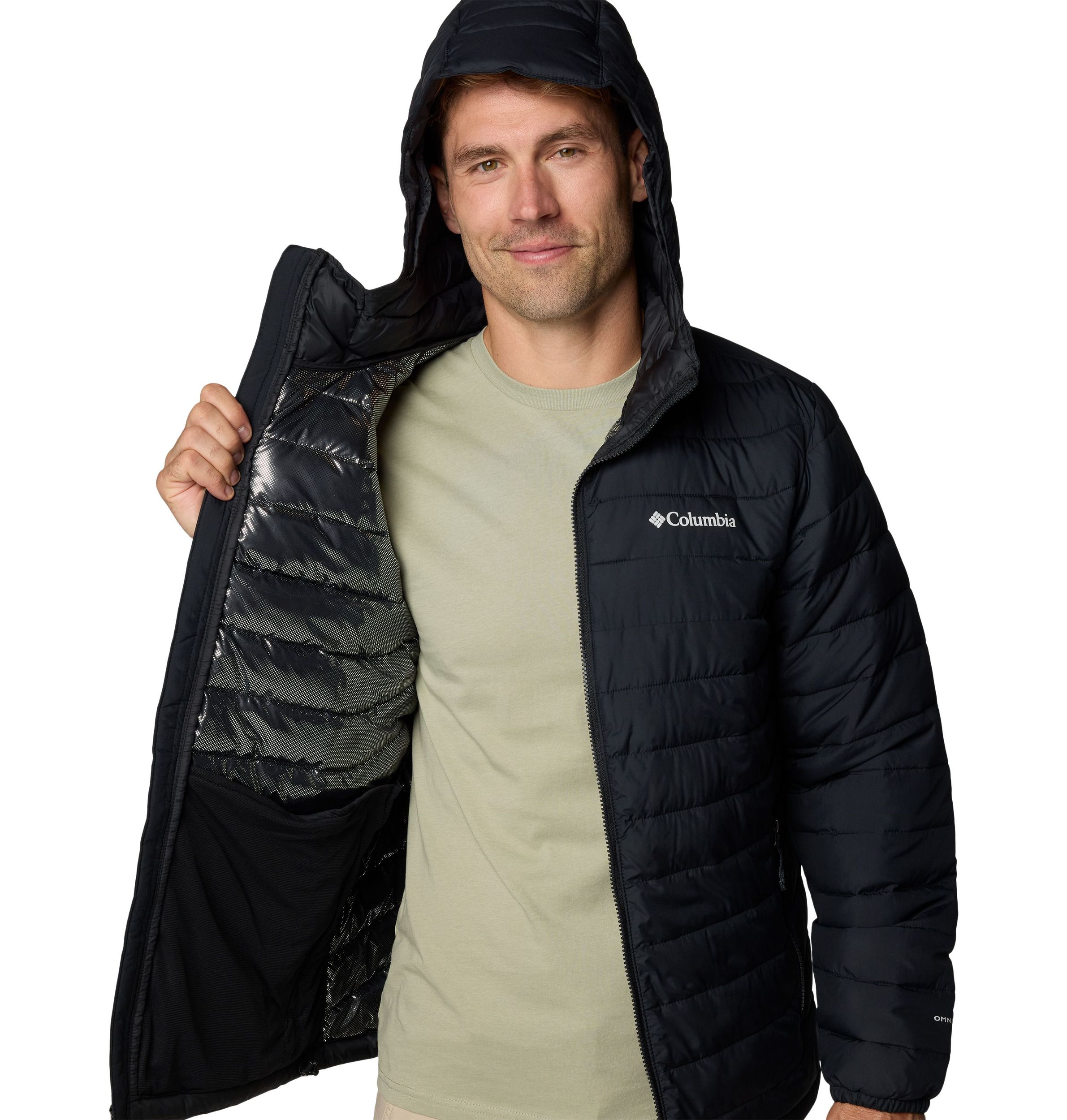 Columbia Men's Powder Lite II Omni - Heat Reflective Hooded Jacket