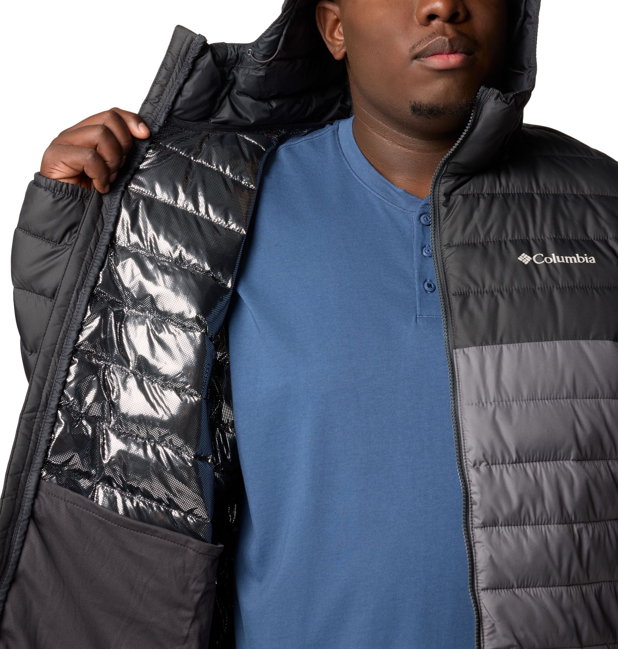 Columbia Men's Powder Lite II Omni - Heat Reflective Hooded Jacket