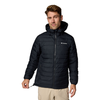 Columbia Men's Powder Lite II Omni - Heat Reflective Hooded Jacket Front_Flat