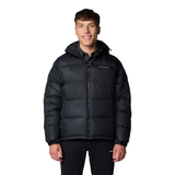 Columbia Men's Pike Lake II Omni-Heat Reflective Hooded Puffy Jacket Front_Flat