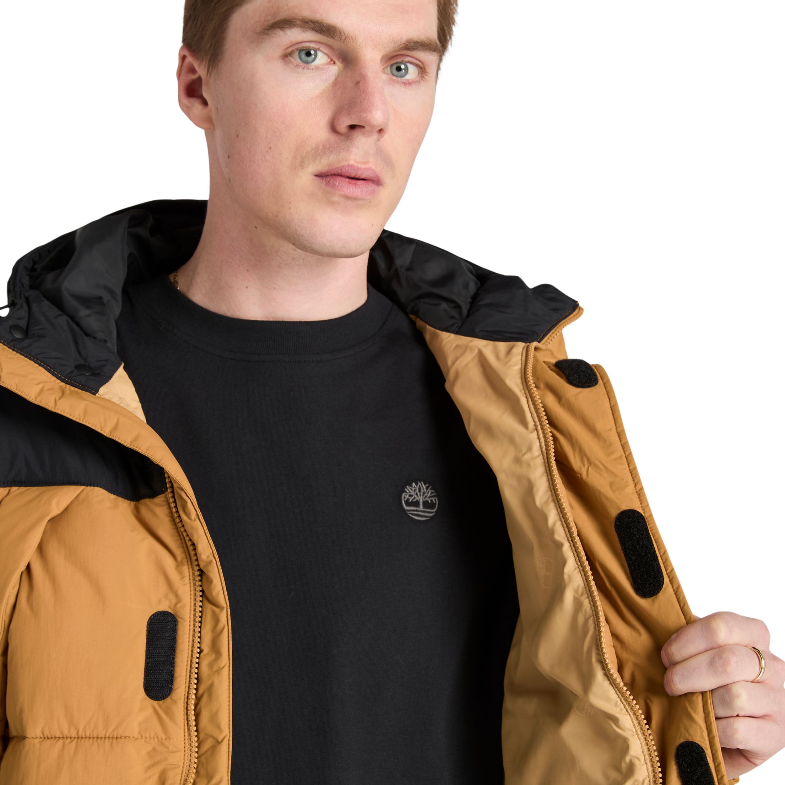 Veste bouffante déperlante à capuche pour hommes, Timberland