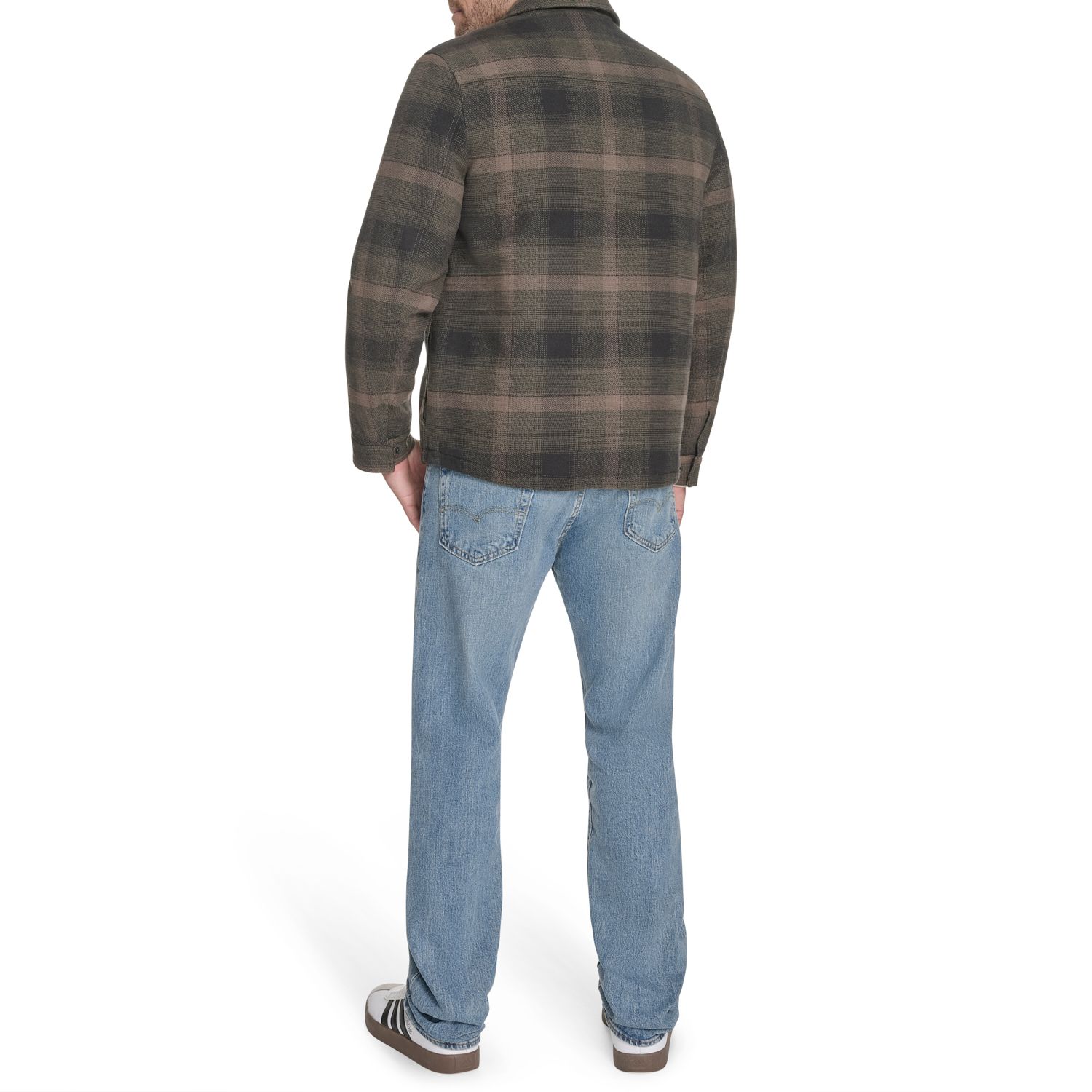 Chemise-veste épaisse en coton à carreaux pour hommes, Levi’s