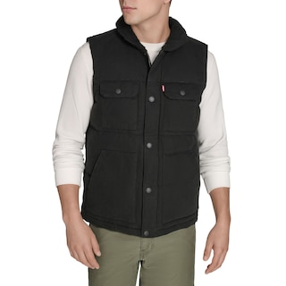 Levi's Men's Utility Quilted Canvas Vest