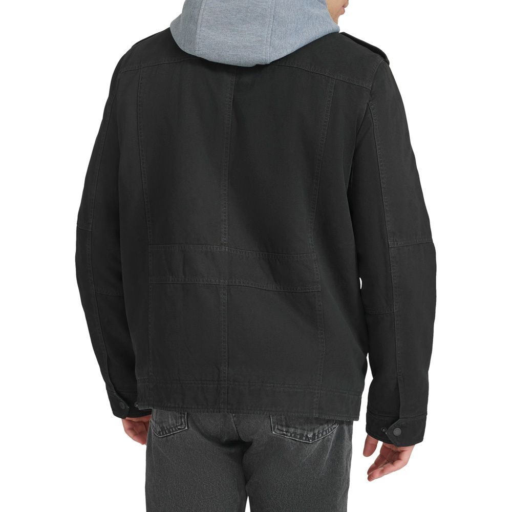 Veste décontractée à capuche en jersey doublée en sherpa, Levi's