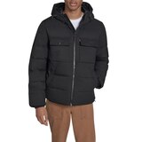 Levi's Men's Hooded Puffy Jacket Front_Flat