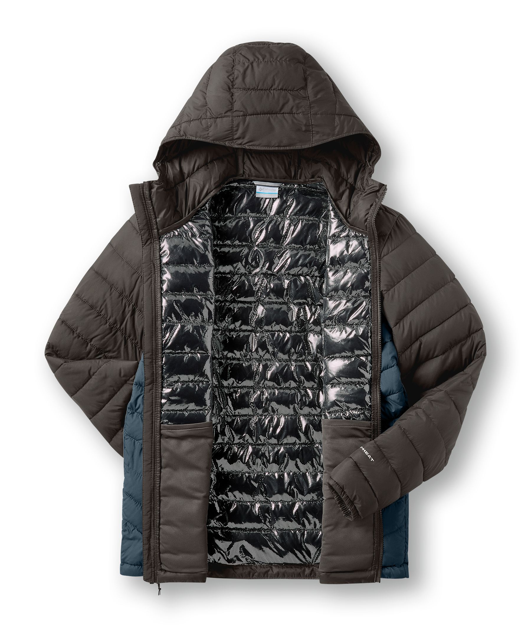 Columbia Men's Powder Lite II Omni - Heat Reflective Hooded Jacket