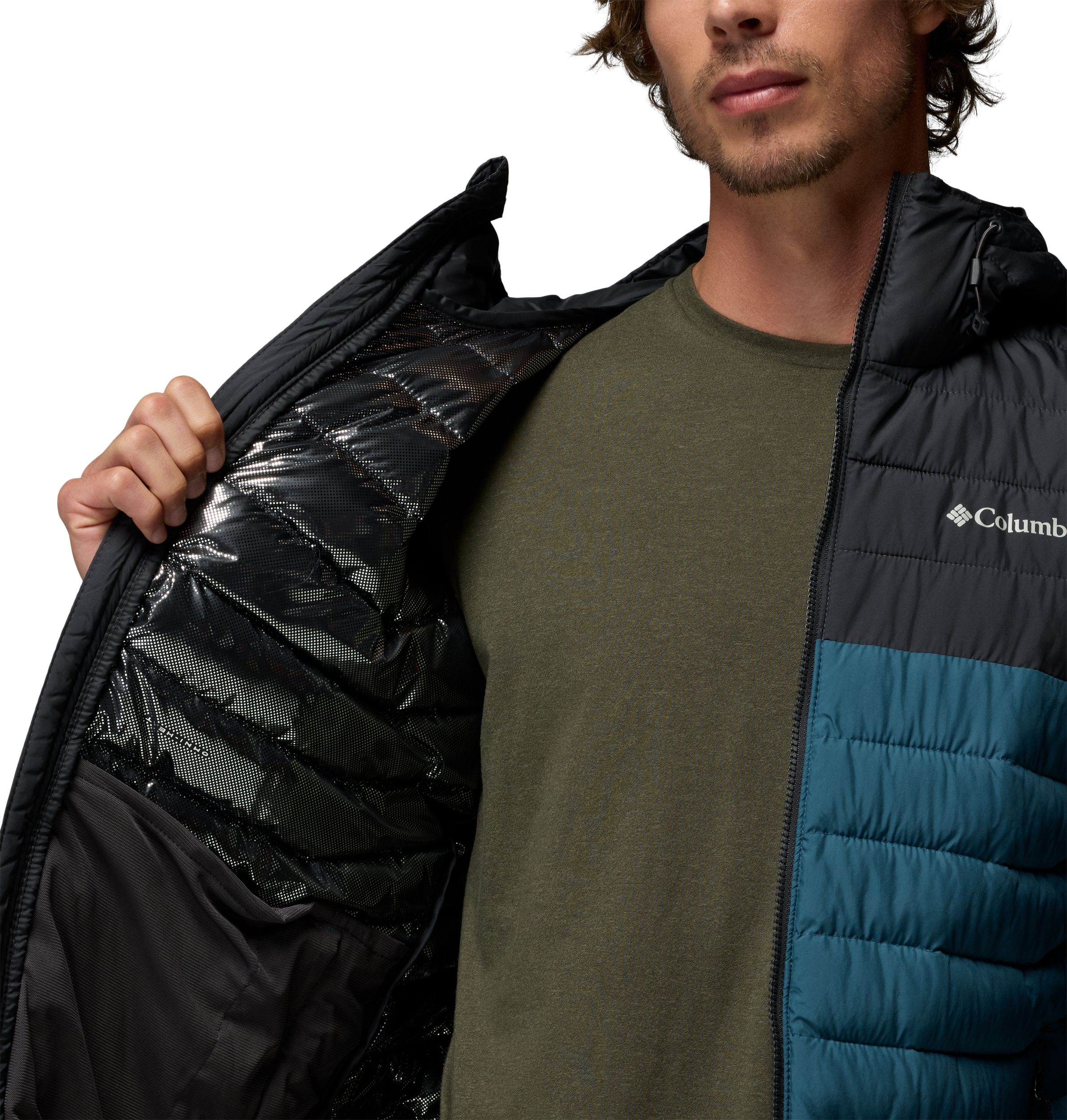 Columbia Men's Powder Lite II Omni - Heat Reflective Hooded Jacket