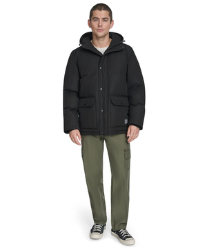 Veste bouffante mi-longue à capuche pour hommes, Levi's