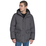 Levi's Men's Hooded Mid-Length Puffer Jacket