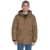 Levi's Men's Hooded Mid-Length Puffer Jacket