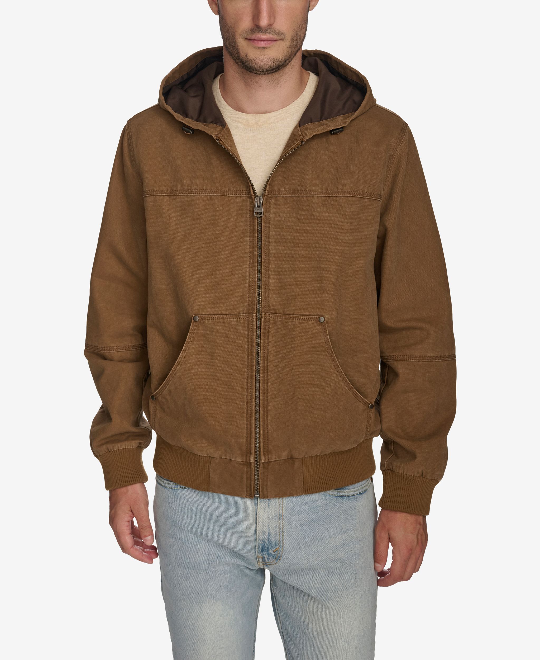 Levi's Men's Canvas Hoody Bomber Jacket