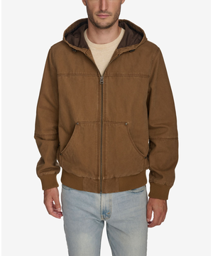 Blouson aviateur à capuche en toile pour hommes, Levi's
