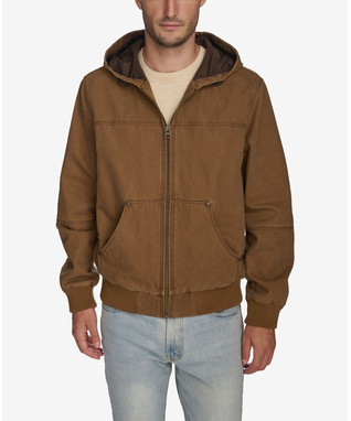 Levi's Men's Canvas Hoody Bomber Jacket
