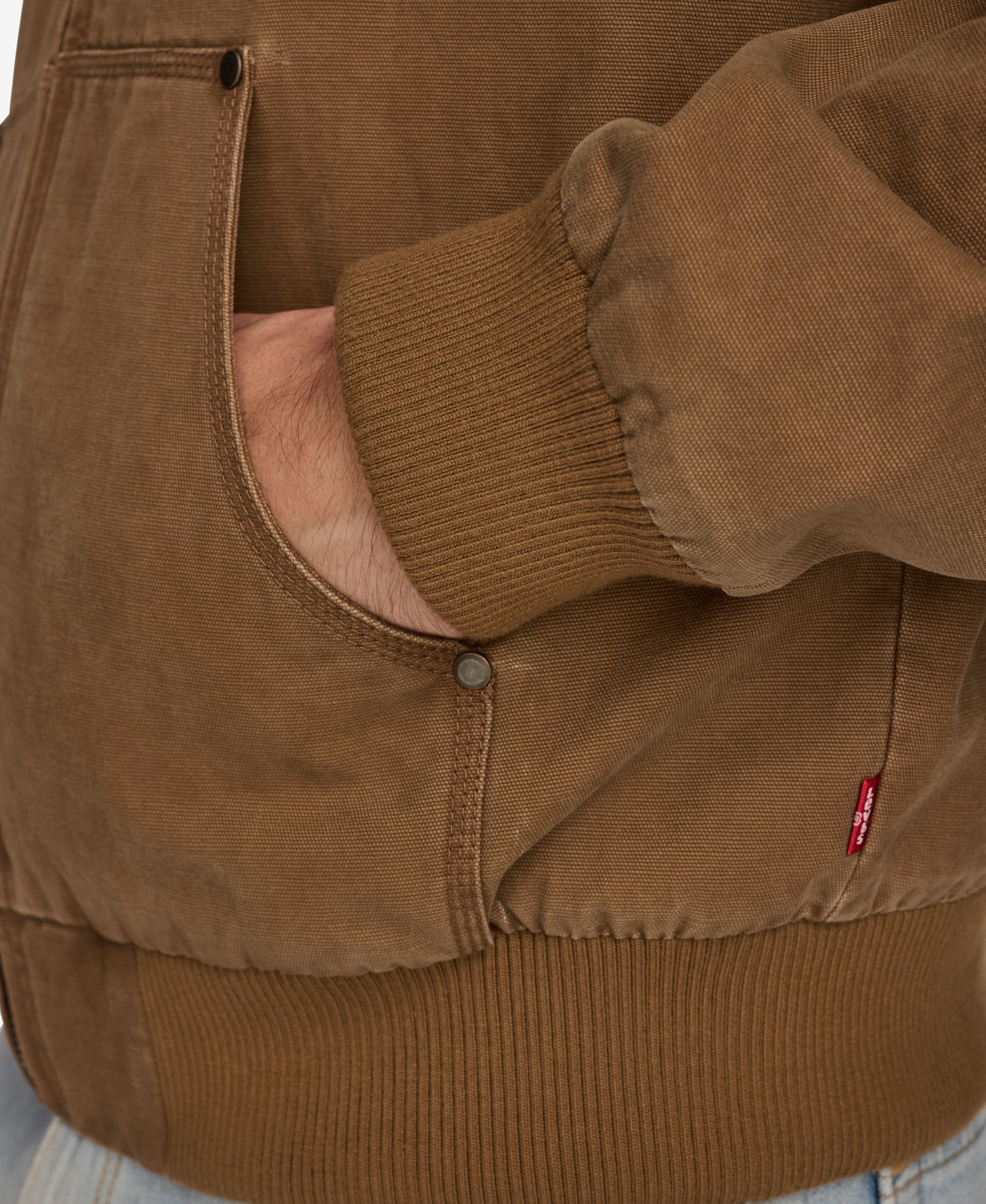 Levi's Men's Canvas Hoody Bomber Jacket