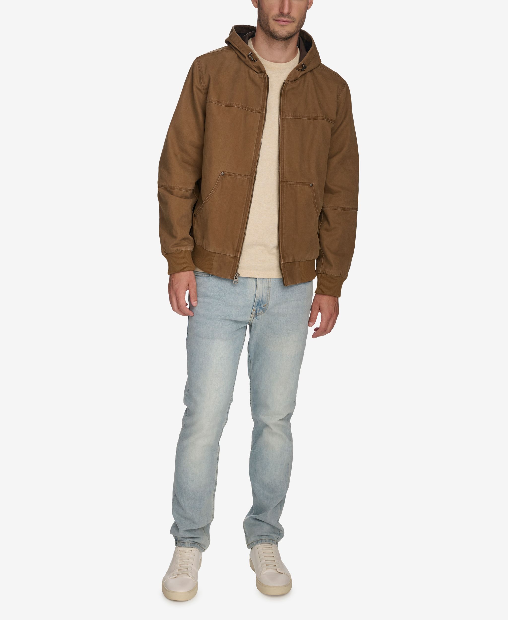 Levi's Men's Canvas Hoody Bomber Jacket