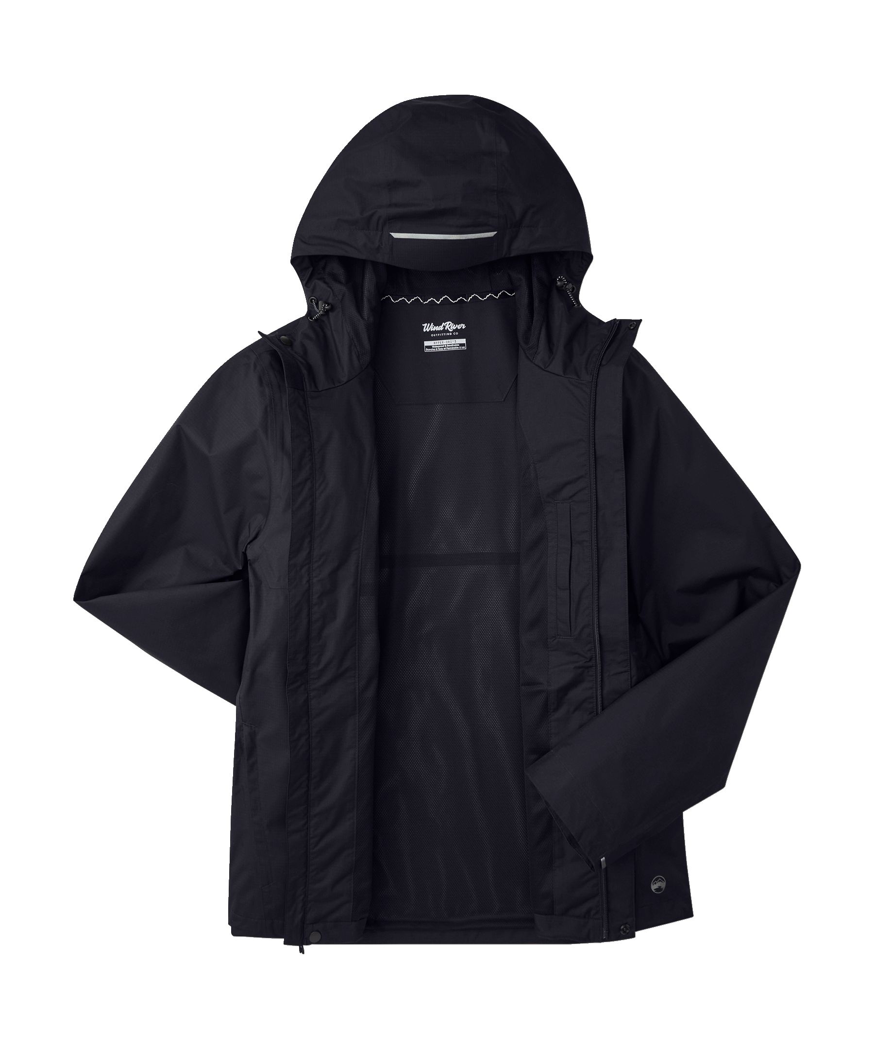 WindRiver Men's Downpour II 2L HYPER-DRI® HD3 Waterproof Rain Jacket