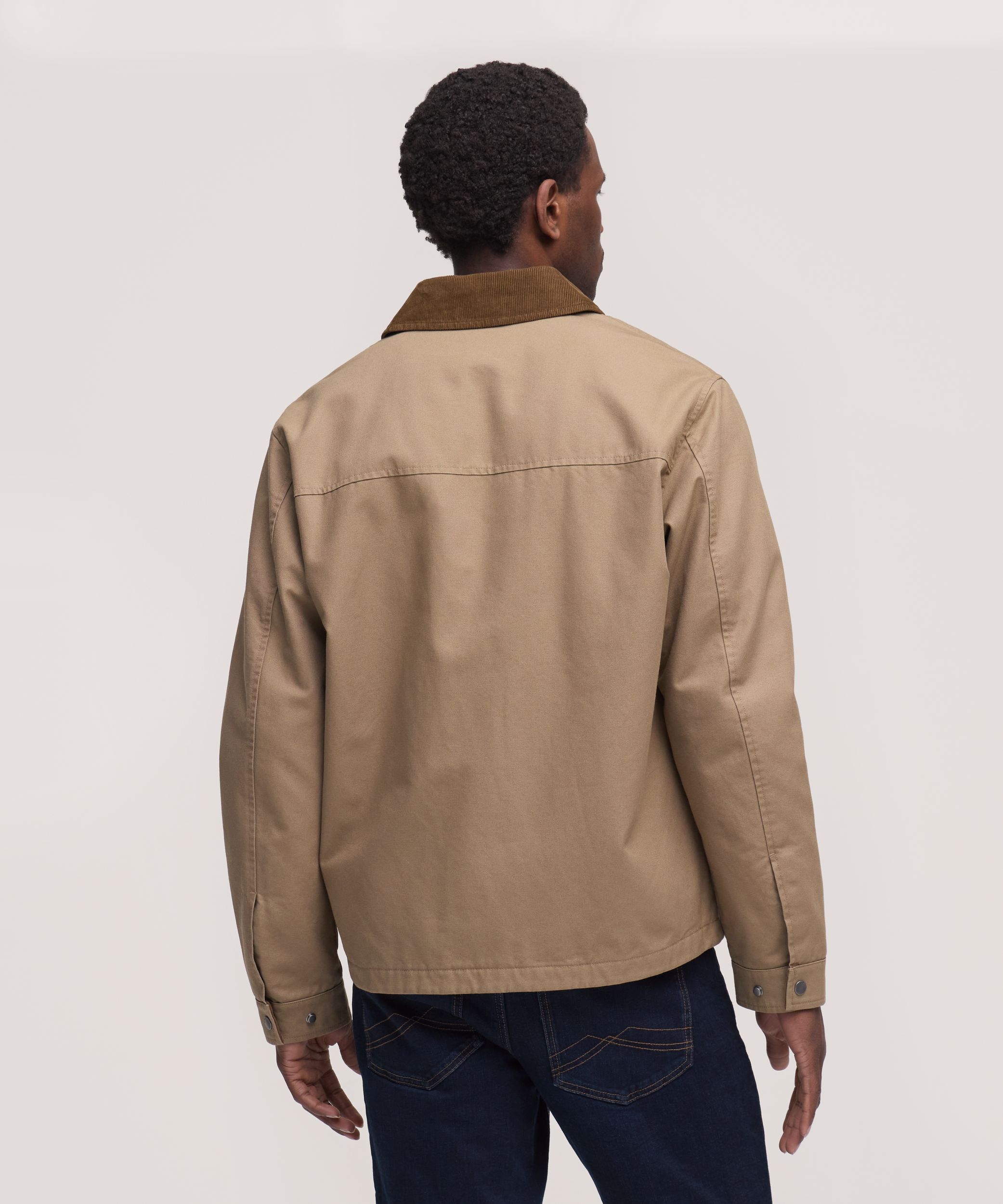 WindRiver Men's Casual Cotton Barn Jacket
