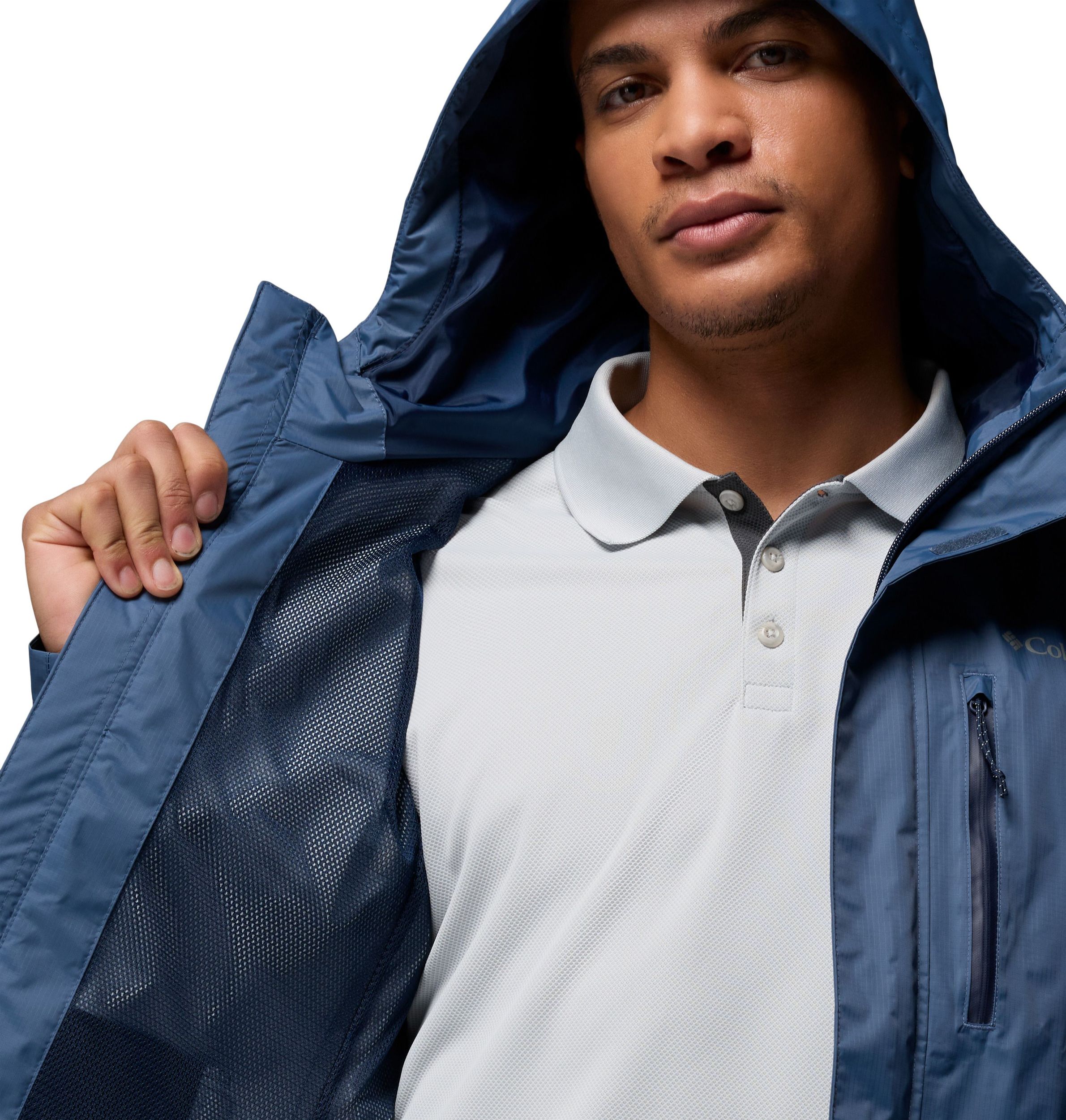 Columbia Men's Pouring Adventure Rain Jacket