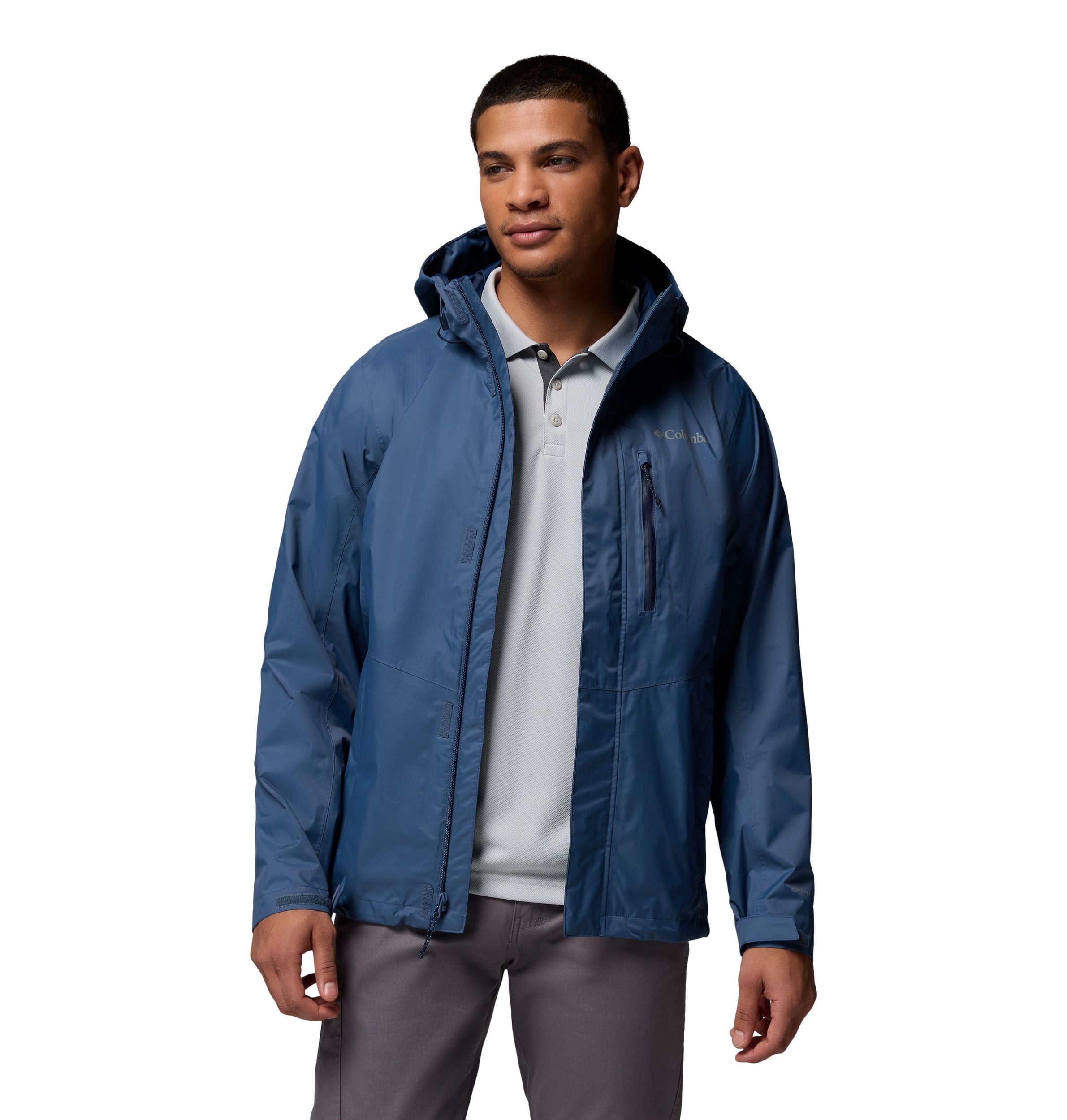 Columbia Men's Pouring Adventure Rain Jacket