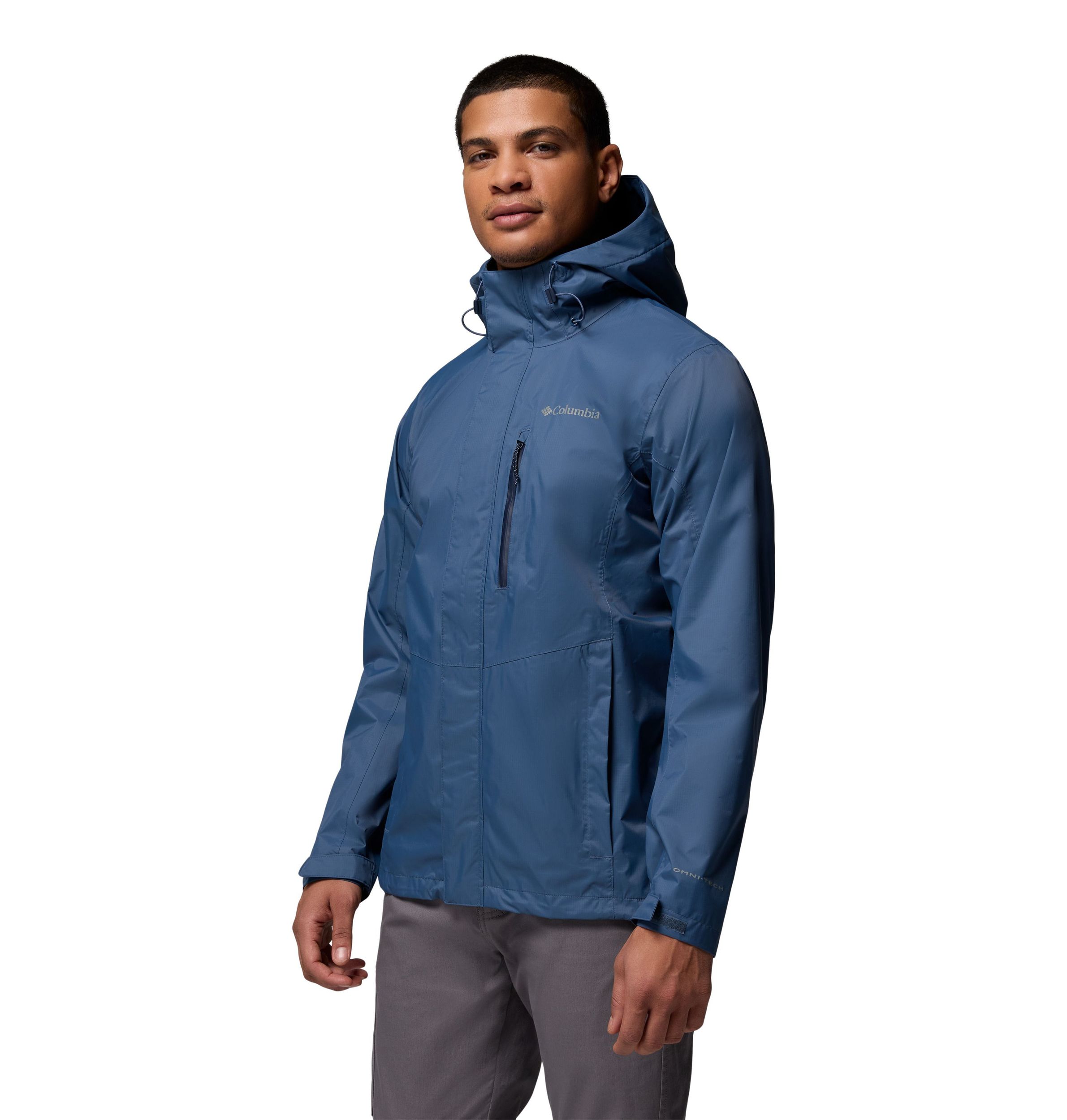Columbia Men's Pouring Adventure Rain Jacket