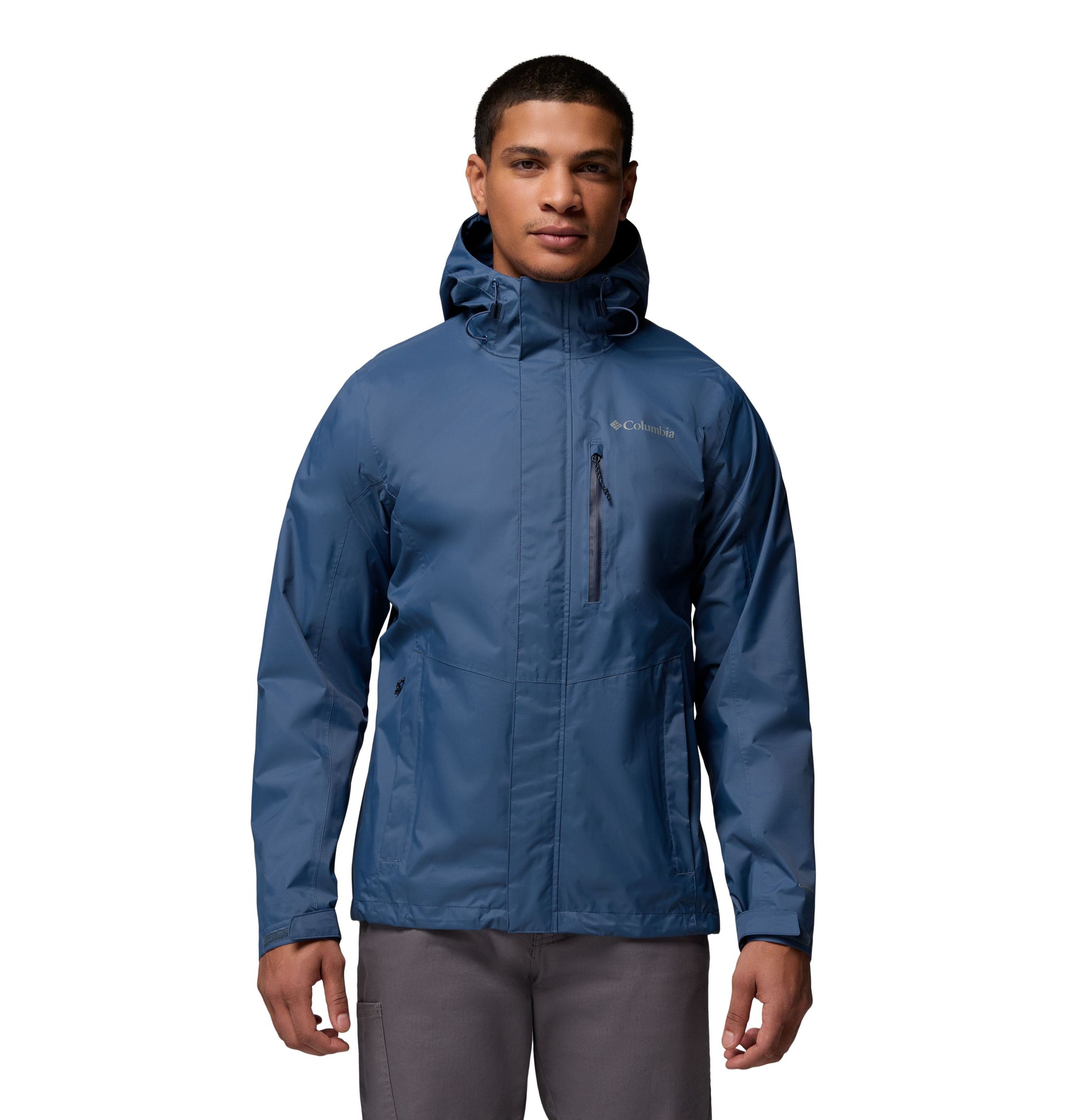 Columbia Men's Pouring Adventure Rain Jacket