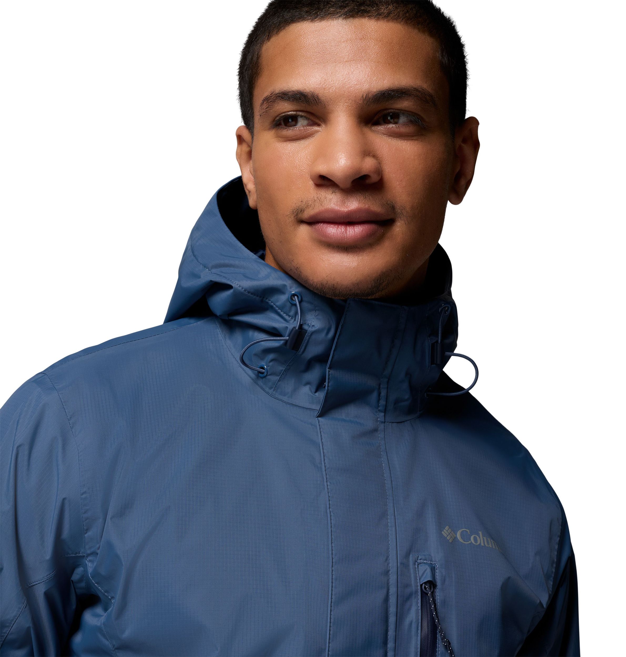 Columbia Men's Pouring Adventure Rain Jacket
