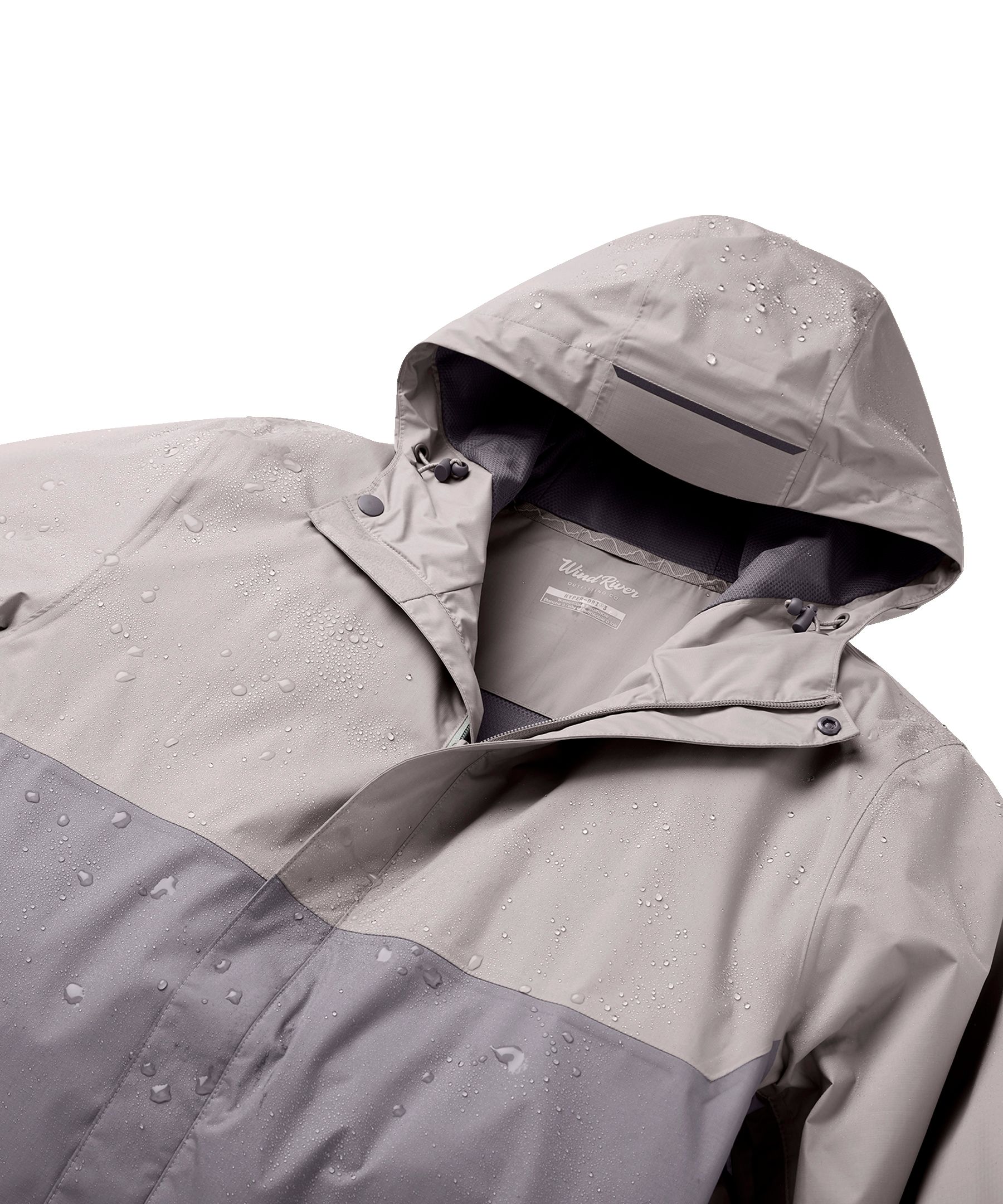 WindRiver Men's Downpour II 2L HYPER-DRI® HD3 Waterproof Rain Jacket