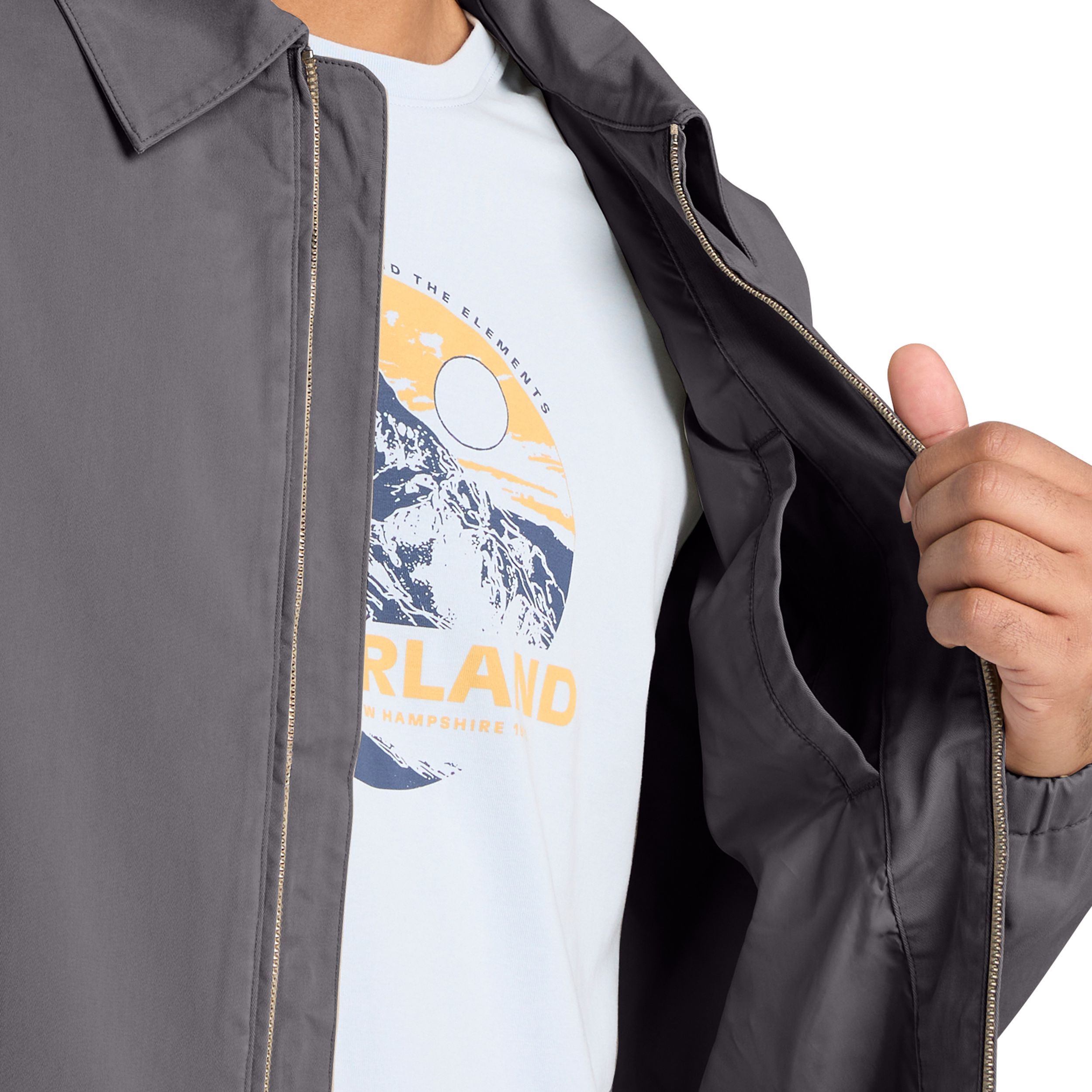 Timberland Men's Light Cotton Casual Jacket