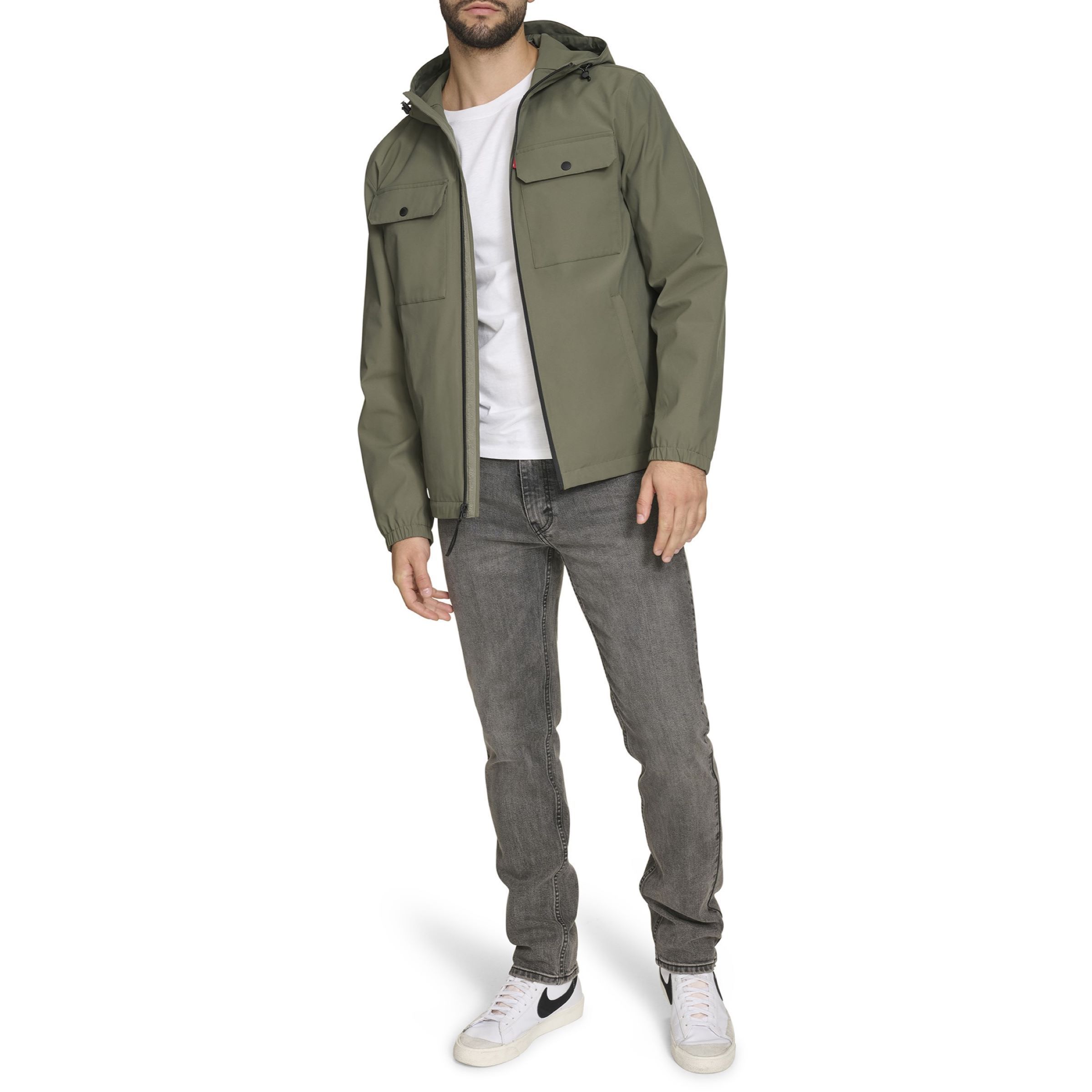 Levi's Men's 2-Pocket Hooded Softshell Jacket