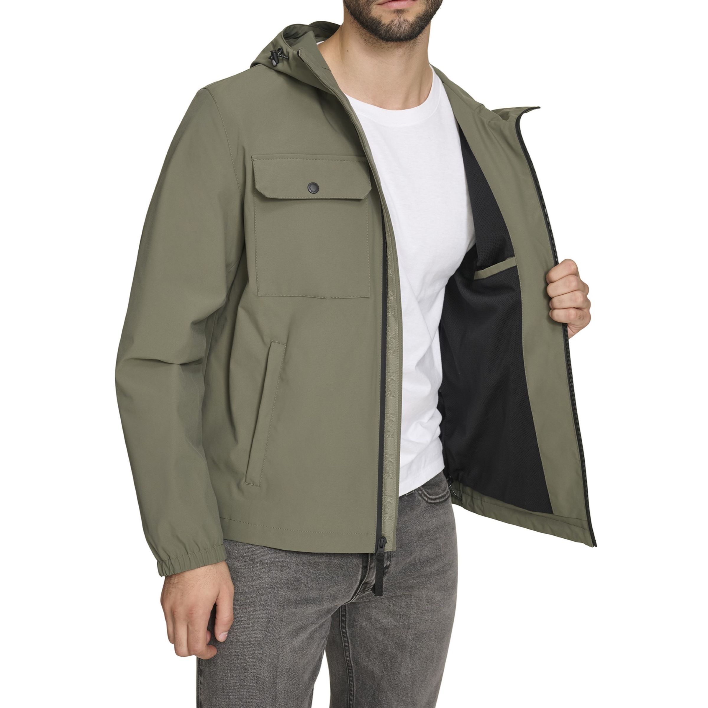 Levi's Men's 2-Pocket Hooded Softshell Jacket