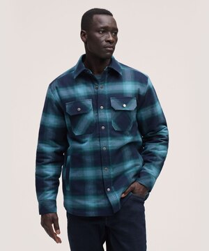 WindRiver Men's T-Max® Flannel Insulated Shirt Jacket