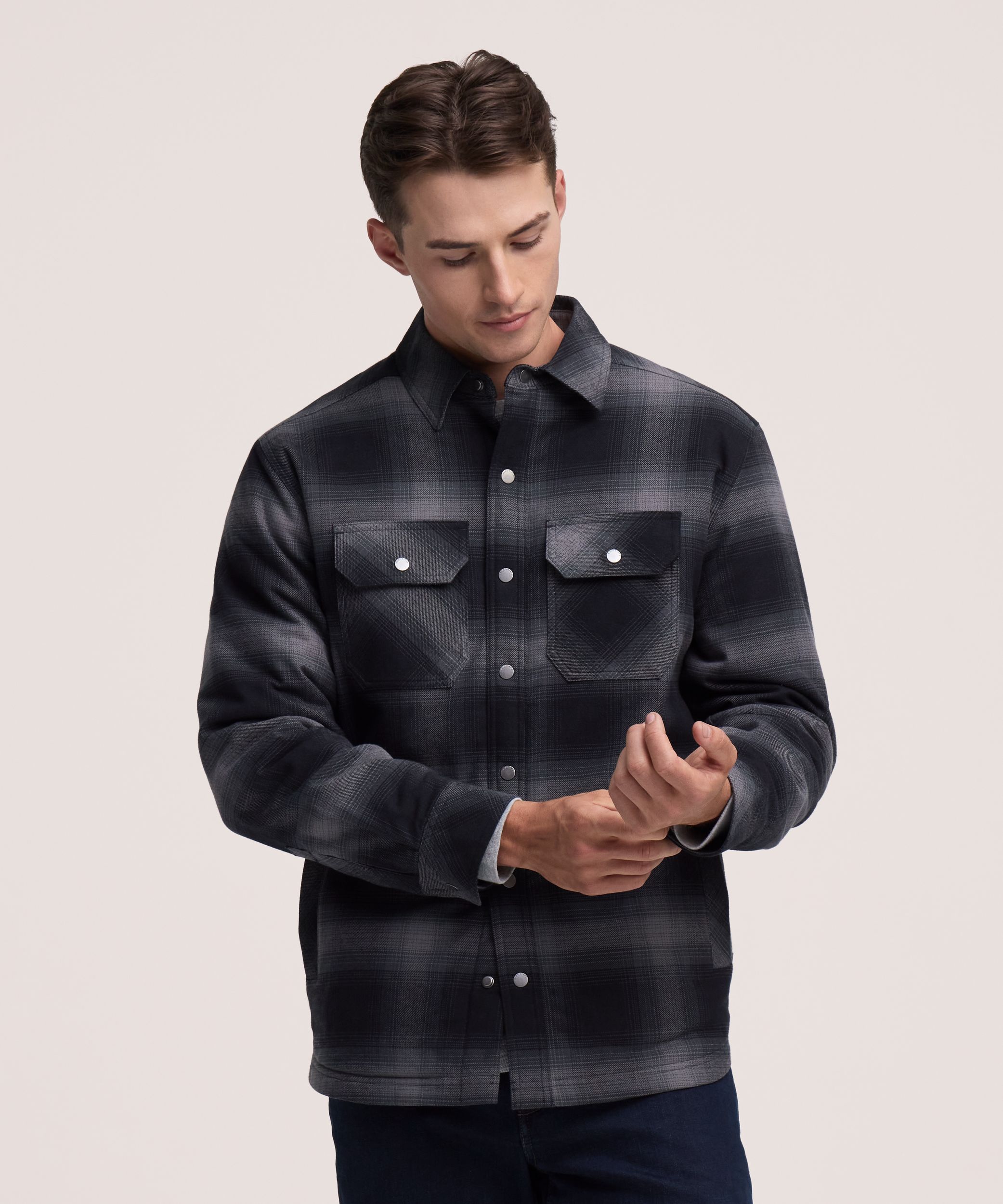 WindRiver Men's T-Max® Flannel Insulated Shirt Jacket
