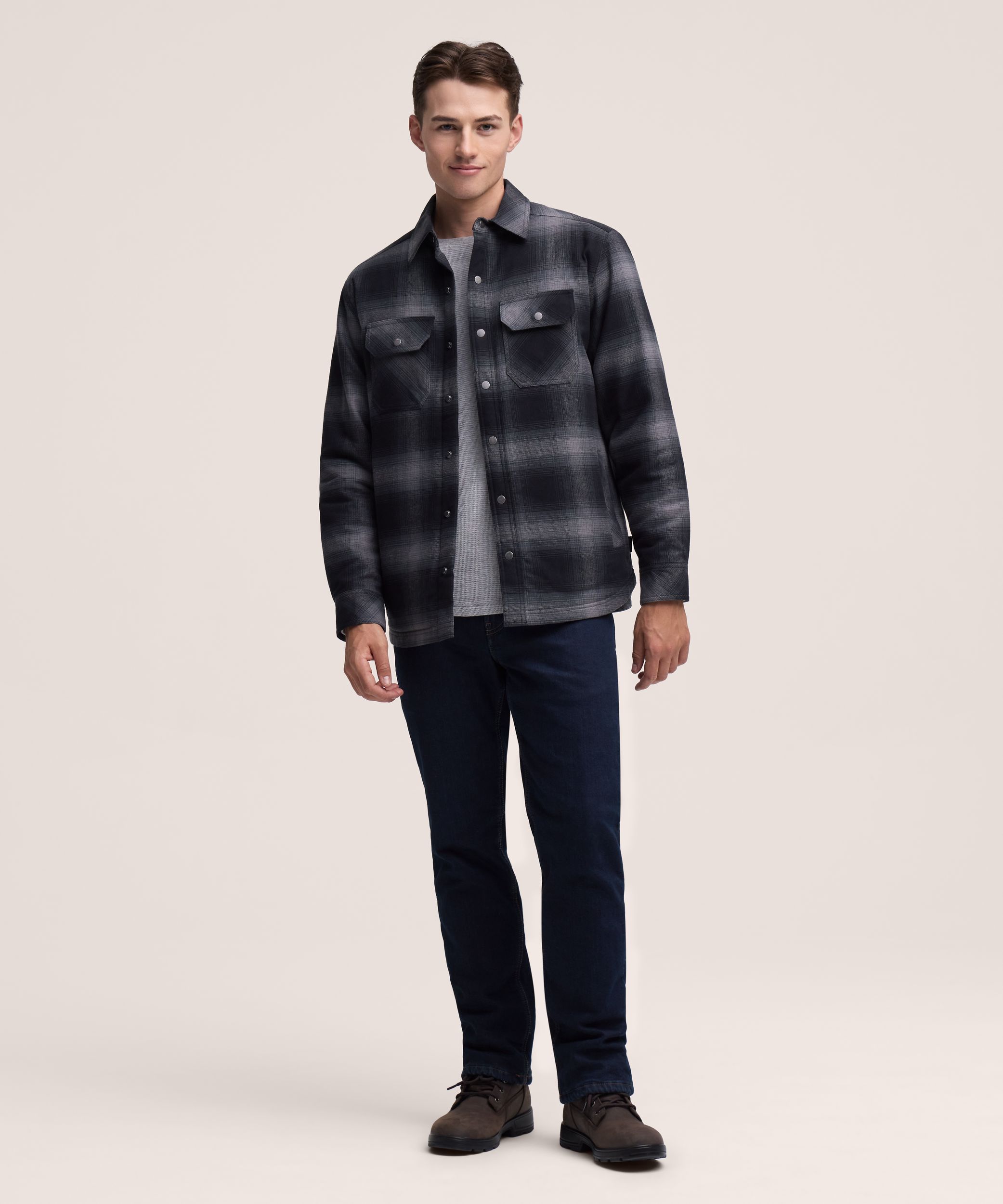 WindRiver Men's T-Max® Flannel Insulated Shirt Jacket