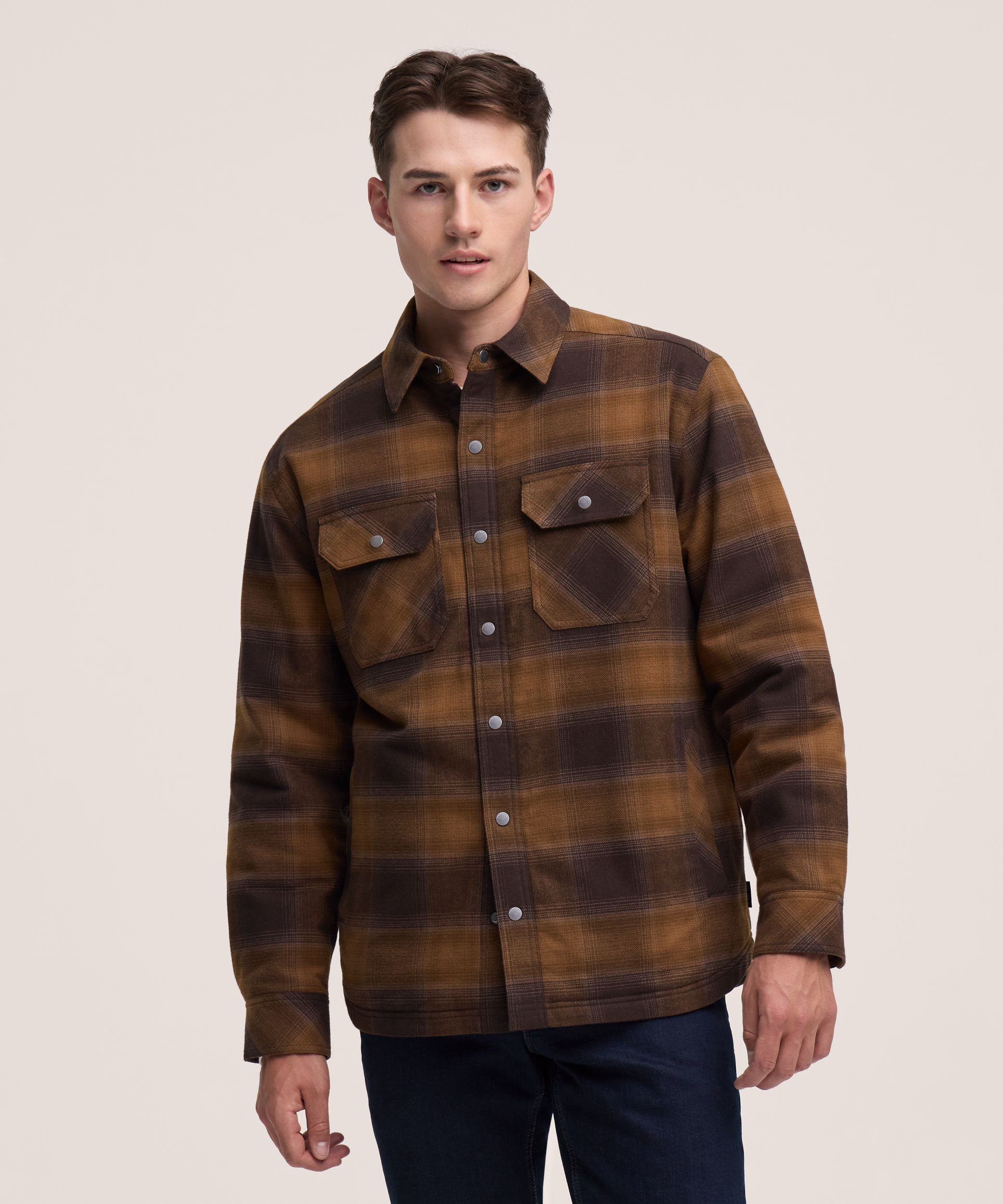 WindRiver Men's T-Max® Flannel Insulated Shirt Jacket