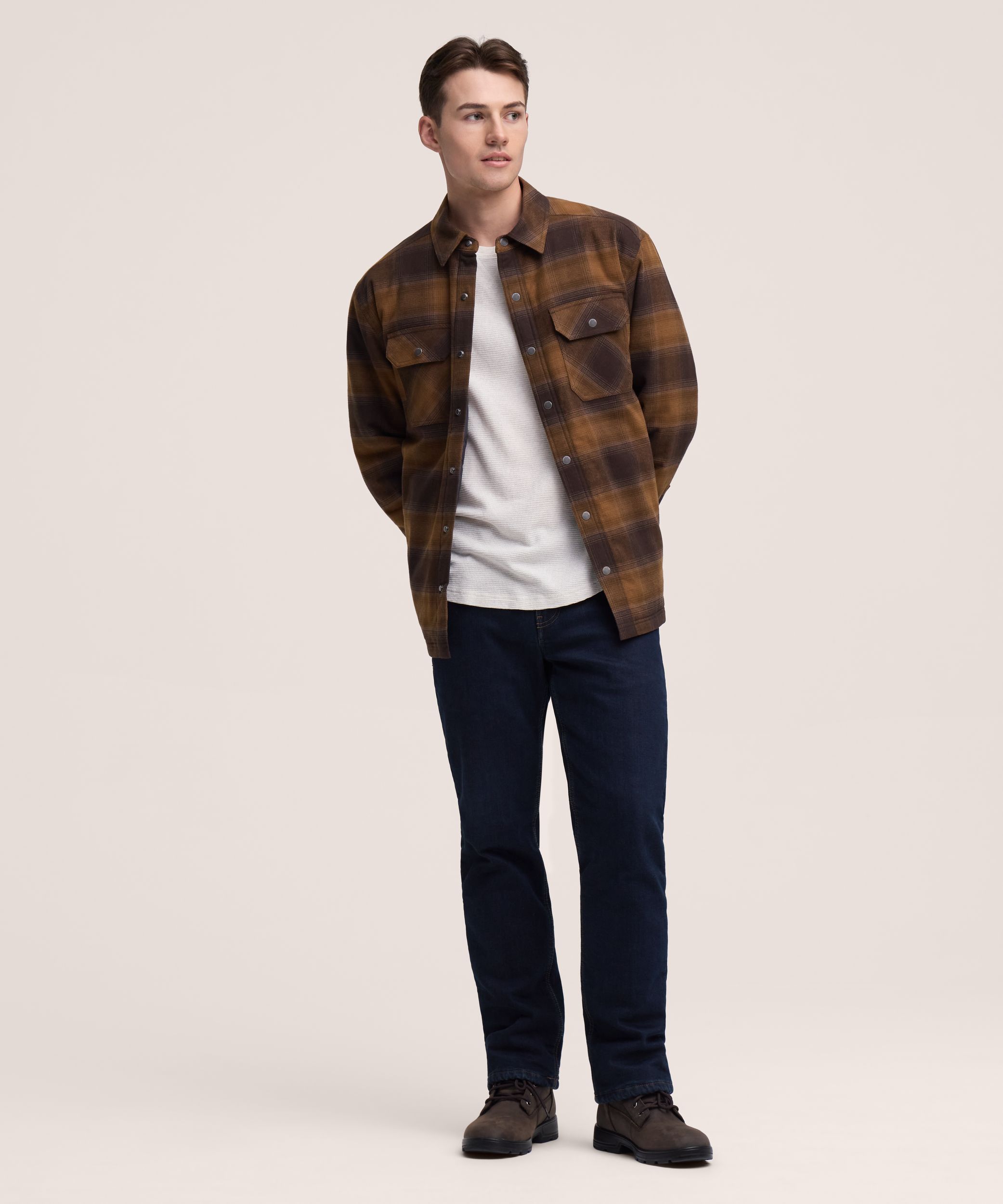WindRiver Men's T-Max® Flannel Insulated Shirt Jacket