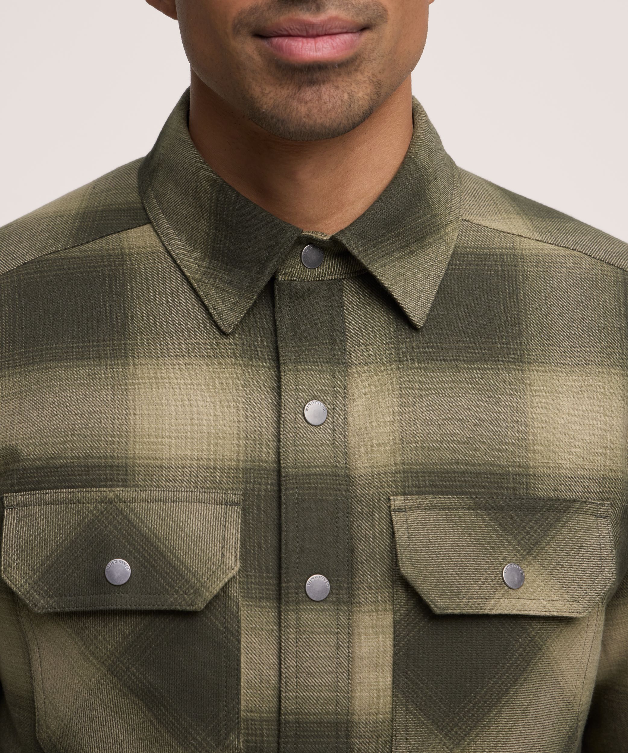 WindRiver Men's T-Max® Flannel Insulated Shirt Jacket