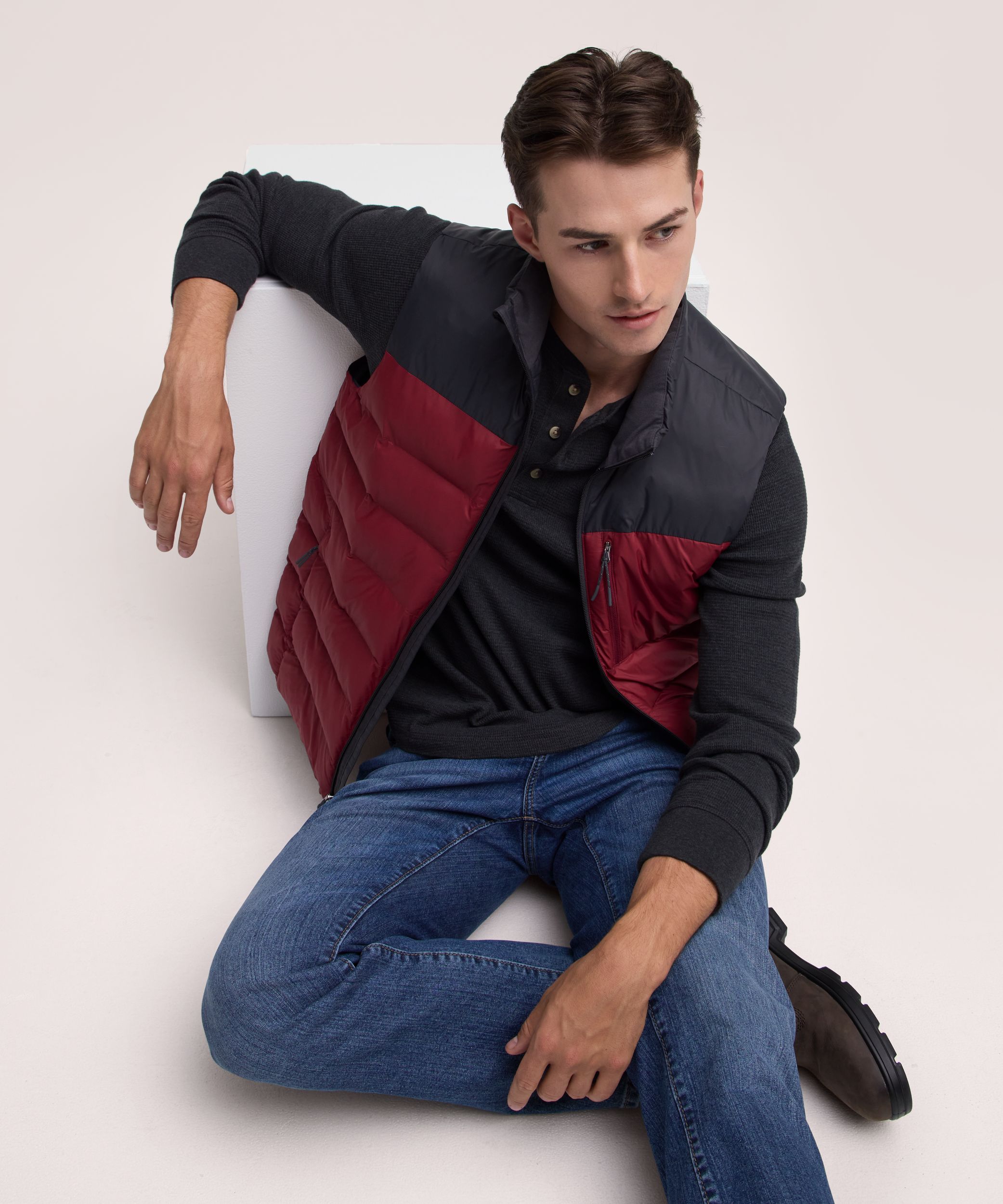 Gilet bouffant avec HD1 et T-MAX pour hommes, Charge, WindRiver