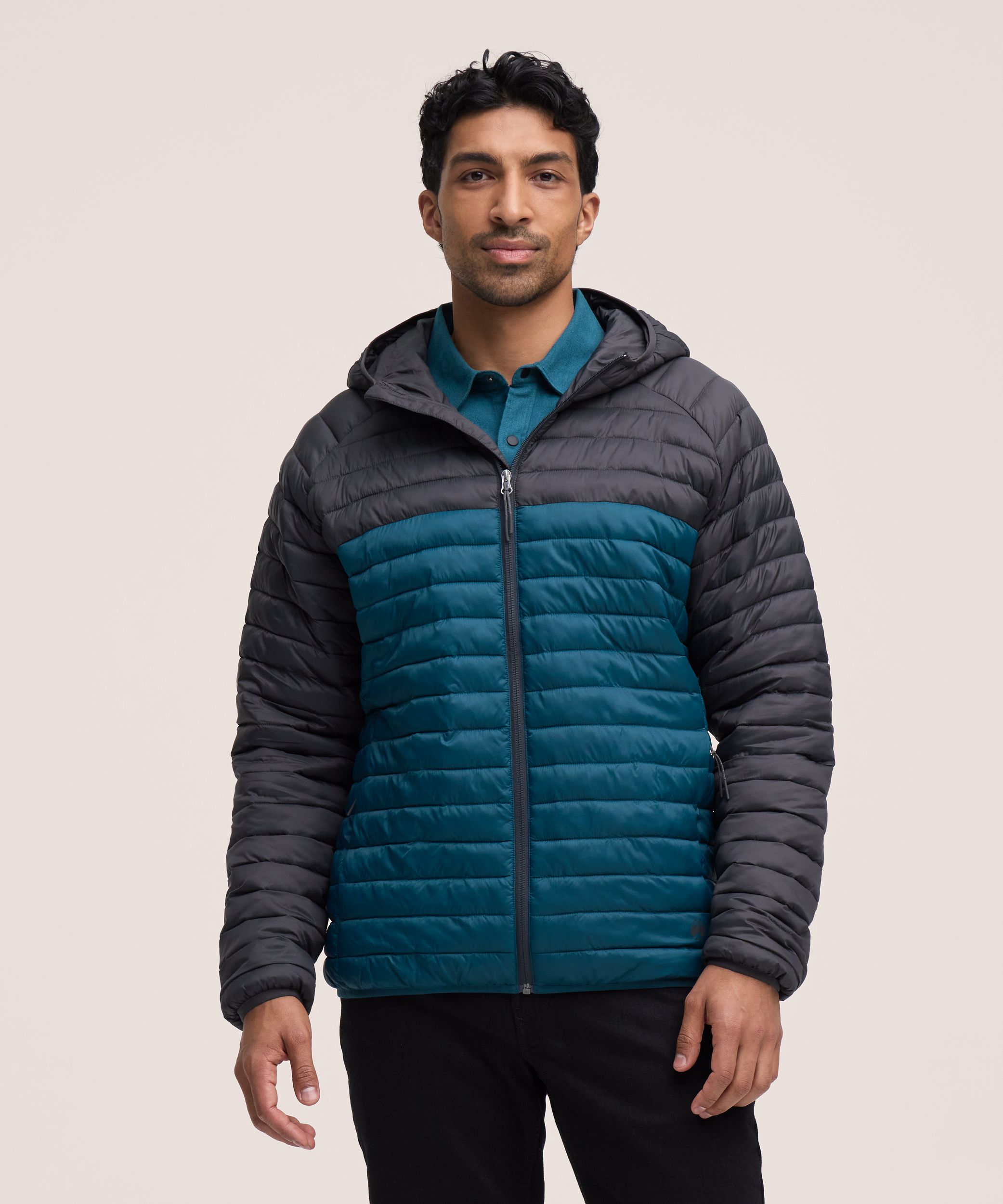 Veste bouffante à capuche compressible T-MAXMD HYPER-DRIMD HD1 pour hommes, WindRiver