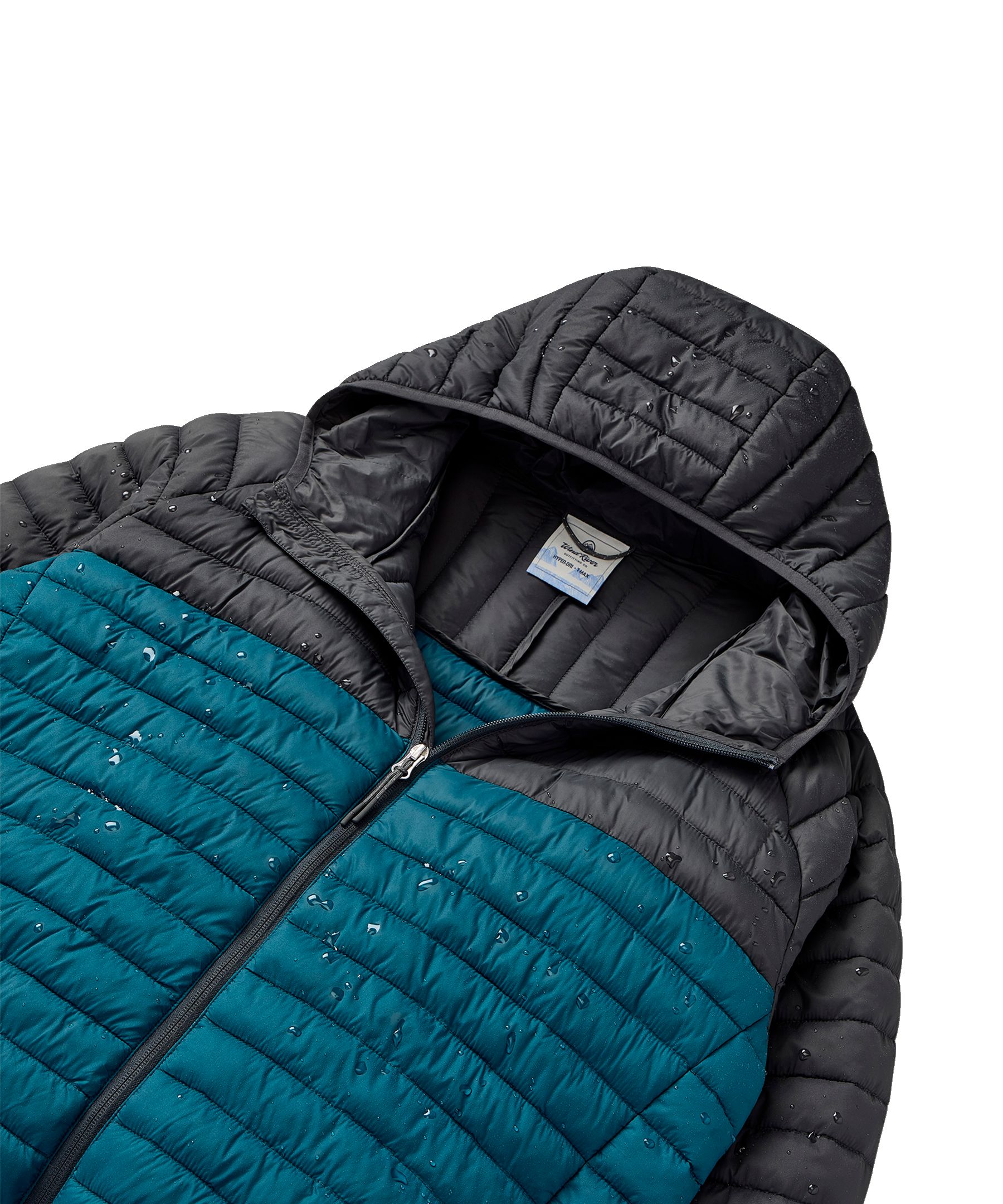 Veste bouffante à capuche compressible T-MAXMD HYPER-DRIMD HD1 pour hommes, WindRiver