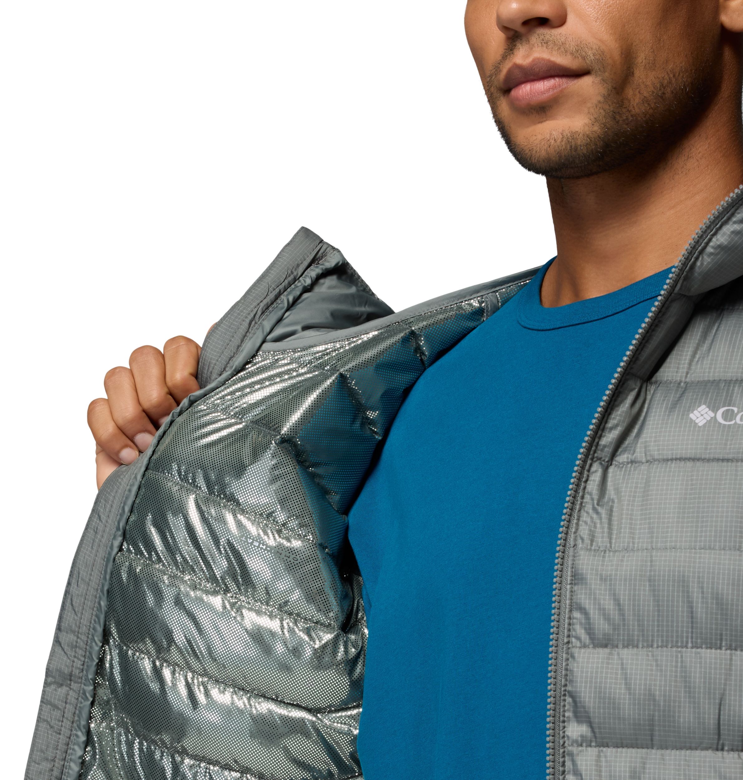 Veste à capuche réfléchissante Omni-Heat pour hommes, Powder Lite&nbsp;II, Columbia