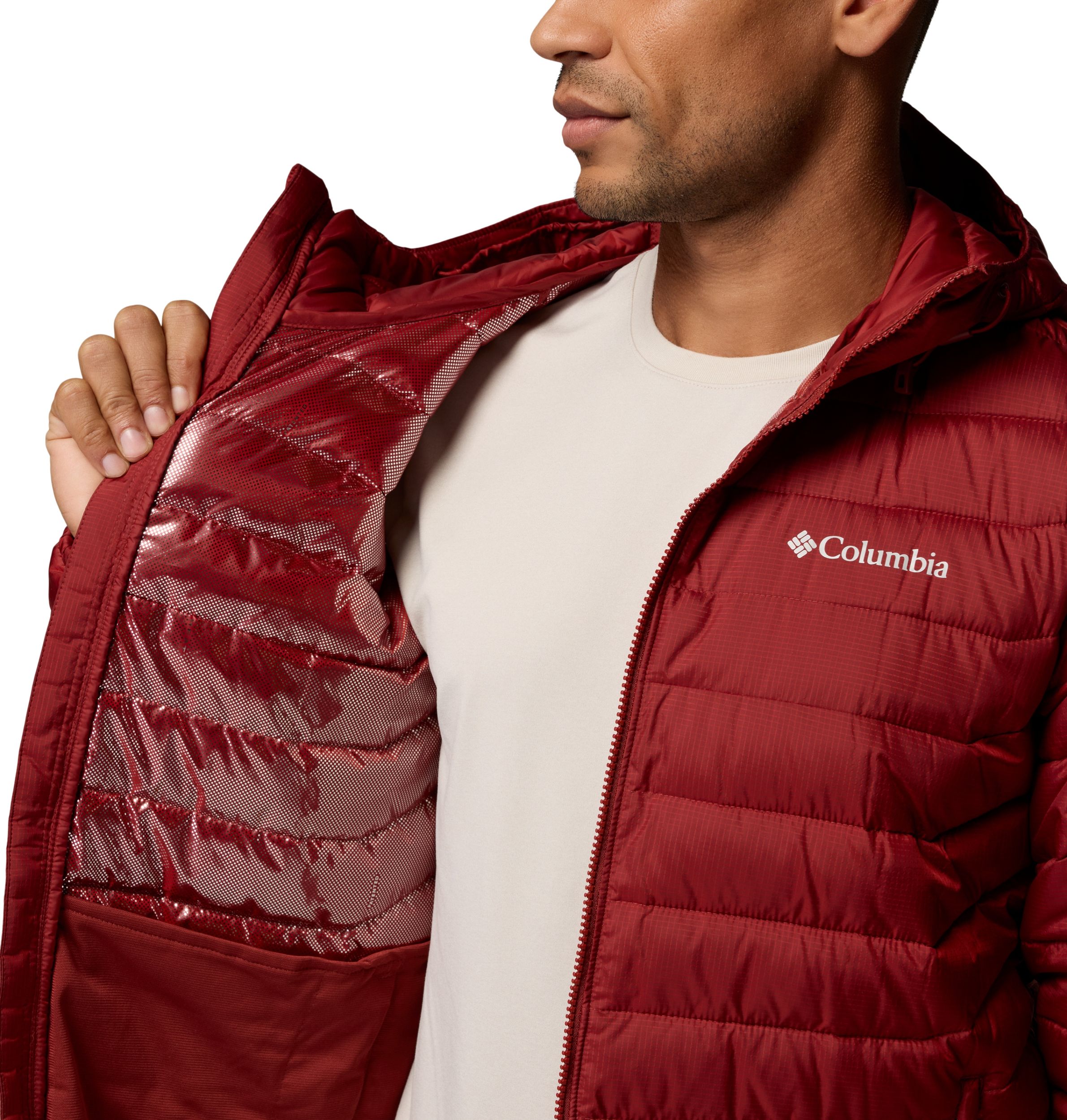 Columbia Men's Powder Lite II Omni - Heat Reflective Hooded Jacket