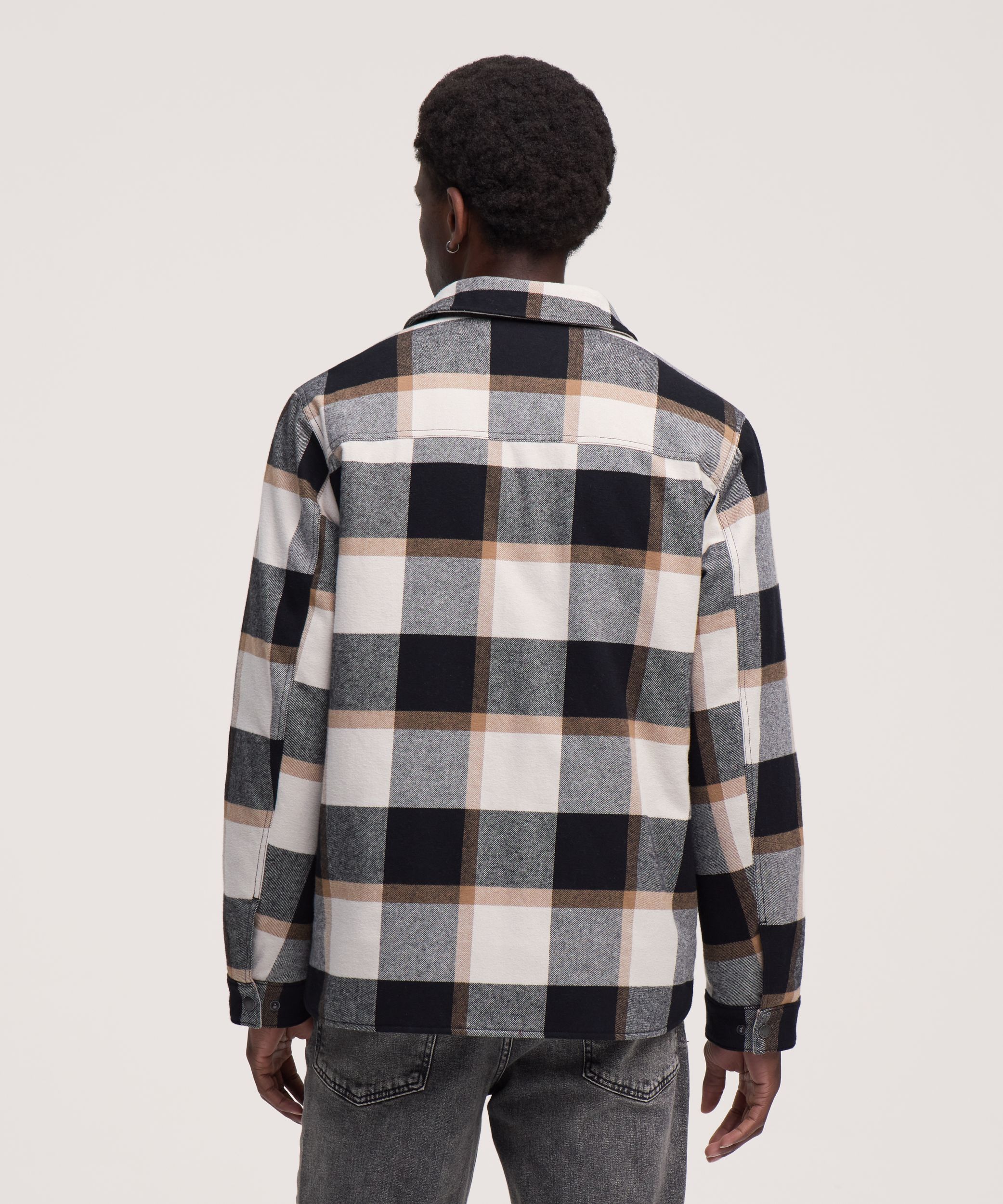 Levi's Men's Heavyweight Cotton Plaid Shirt Jacket