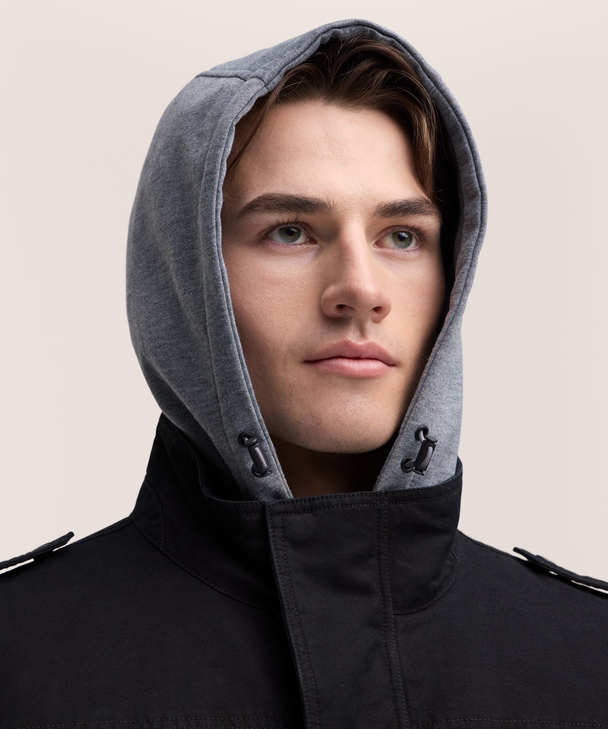 Levi's Men's Cotton Sherpa Lined Jersey Hooded Casual Jacket
