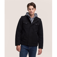 Veste décontractée en jersey à capuche doublée en sherpa de coton pour hommes, Levi’s
