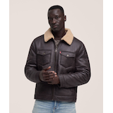 Levi's Men's Faux Shearling Aviator Jacket Front_Flat